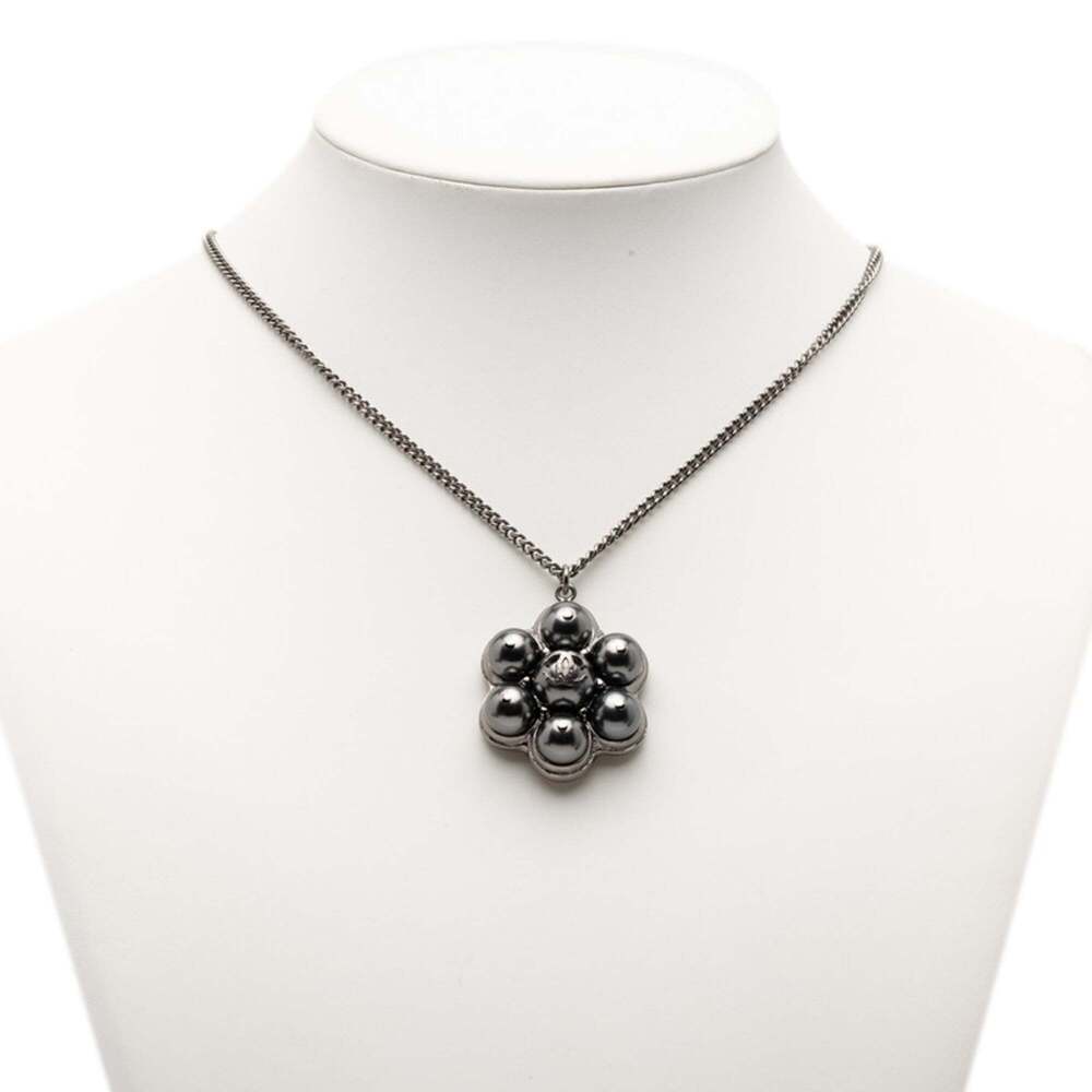 CHANEL Silver Logo Necklace - Picture 5 of 5
